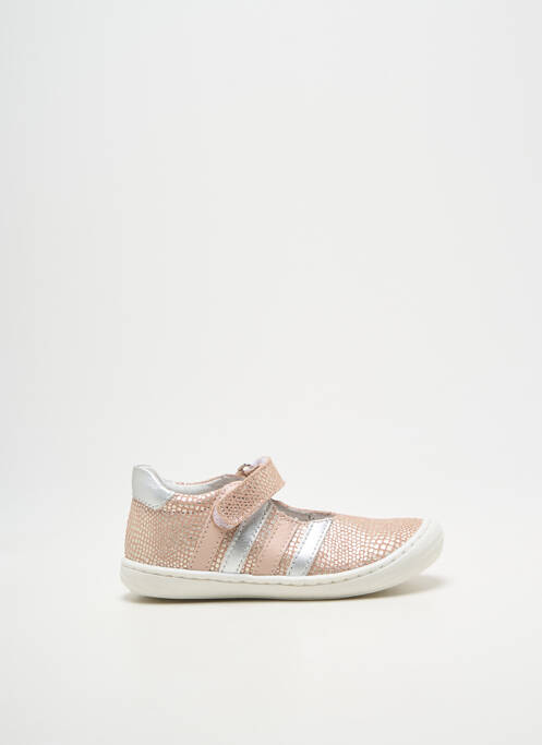 Ballerines impression bout rond rose BELLAMY fille