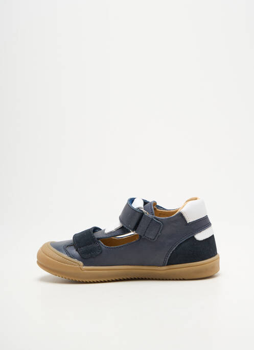 Baskets semelle amovible bout rond bleu BELLAMY fille