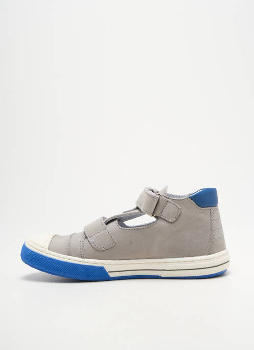 Baskets voute plantaire bout rond gris BELLAMY garcon