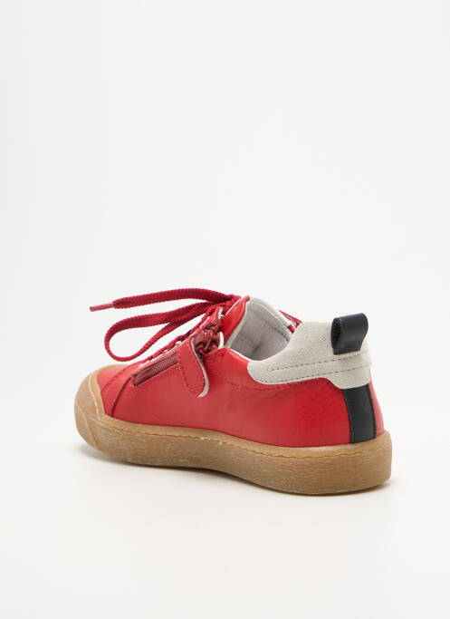 Baskets voute plantaire bout rond rouge FRANCO ROMAGNOLI garcon