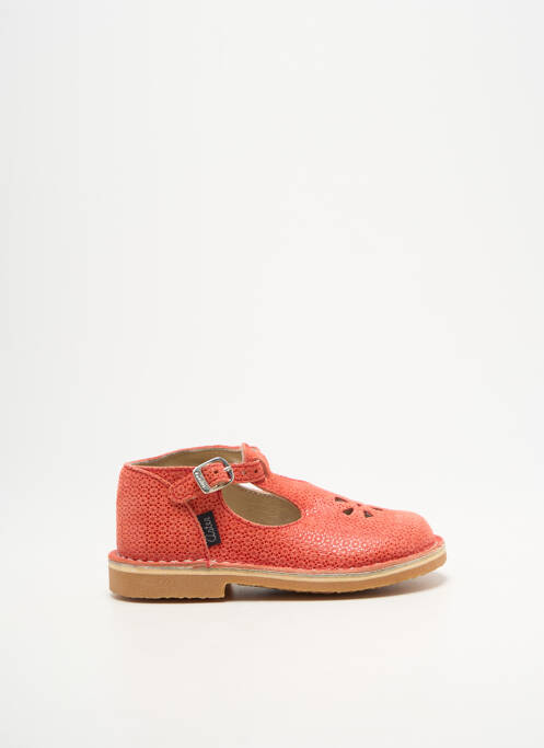 Bottillons fermeture boucle(s) chiquet orange ASTER fille