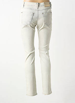 Jeans coupe slim stretch taille normale gris LESLIE femme