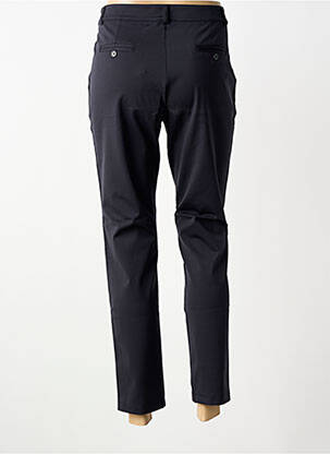 Pantalon chino broderie galons latéraux taille basse noir PLATINE COLLECTION femme