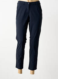 Pantacourt stretch taille normale bleu PLATINE COLLECTION femme