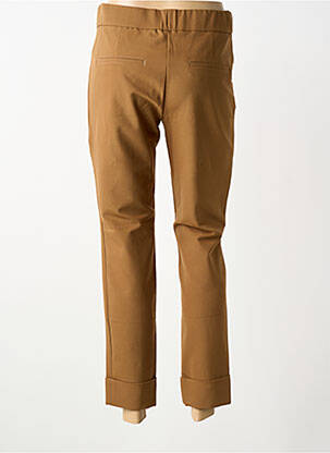 Pantalon 7/8 stretch taille normale marron GARDEUR femme