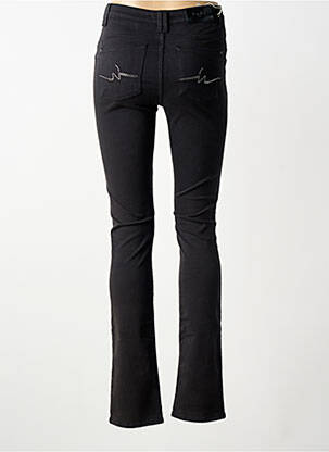 Jeans coupe slim stretch taille haute noir VOTRE NOM femme