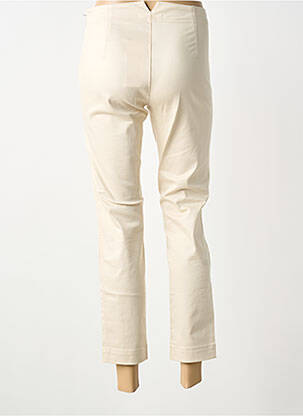 Pantalon 7/8 stretch taille normale beige SUMMUM femme