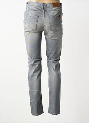 Jeans coupe slim taille normale taille normale gris VOTRE NOM femme