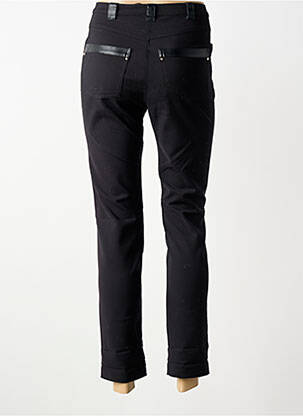 Pantalon 7/8 stretch taille normale noir FILIPINE LAHOYA femme