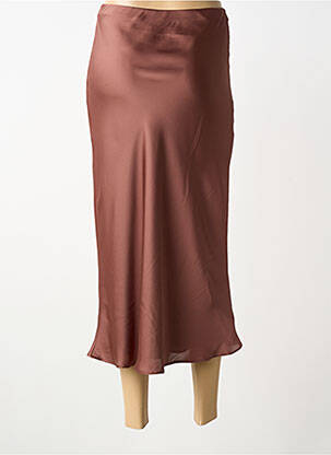 Jupe longue doublure marron JOSEPH RIBKOFF femme