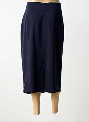 Jupe longue tissage crêpe bleu PERSONA BY MARINA RINALDI femme