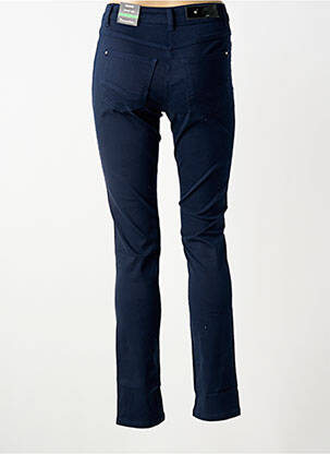 Jeans coupe slim stretch taille haute bleu BRANDTEX femme