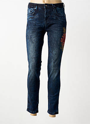 Jeans coupe slim taille basse taille basse bleu BLUE DAZE femme