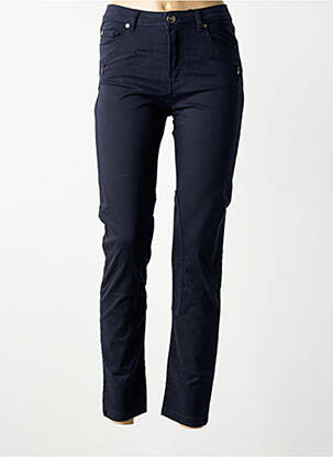 Jeans coupe slim stretch taille normale bleu VOTRE NOM femme