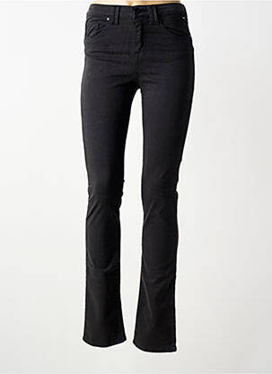 Jeans coupe slim stretch taille haute noir VOTRE NOM femme