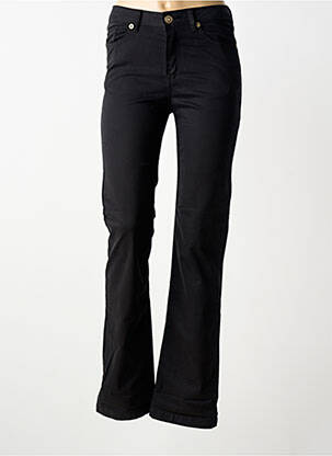 Jeans coupe slim stretch taille haute noir VOTRE NOM femme