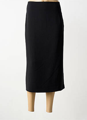 Jupe longue tissage crêpe noir PERSONA BY MARINA RINALDI femme