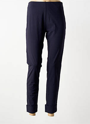Pantalon 7/8 stretch taille normale bleu PLATINE COLLECTION femme