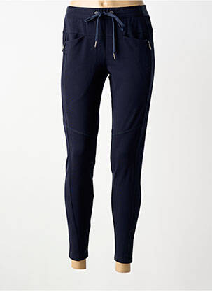 Pantalon 7/8 stretch bleu SUMMUM femme