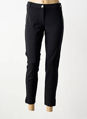 Pantalon 7/8 stretch taille normale noir AIRFIELD femme