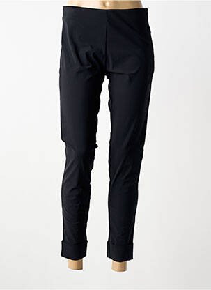 Pantalon 7/8 stretch taille normale noir PLATINE COLLECTION femme