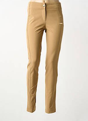 Pantalon slim stretch taille normale beige SPORTALM femme