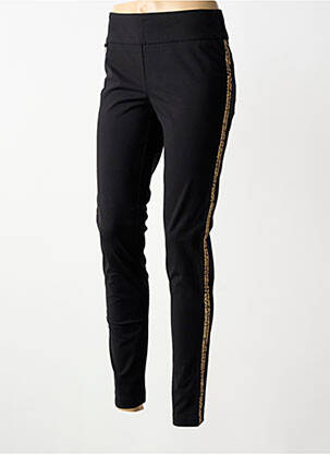 Pantalon slim taille élastique taille normale noir LISETTE L femme