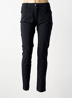 Pantalon slim stretch taille normale noir PLATINE COLLECTION femme