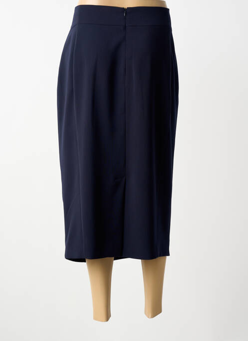 Jupe longue tissage crêpe bleu PERSONA BY MARINA RINALDI femme
