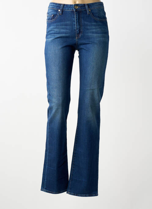 Jeans bootcut taille normale taille normale bleu fonce VOTRE NOM femme