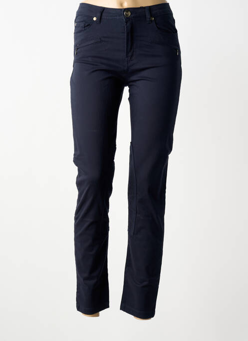 Jeans coupe slim stretch taille normale bleu VOTRE NOM femme