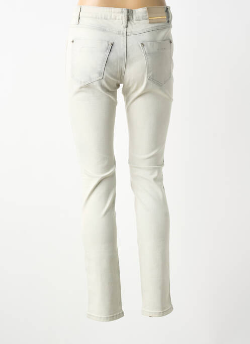 Jeans coupe slim stretch taille normale gris LESLIE femme