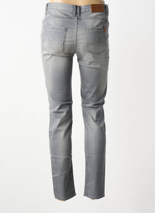 Jeans coupe slim taille normale taille normale gris VOTRE NOM femme