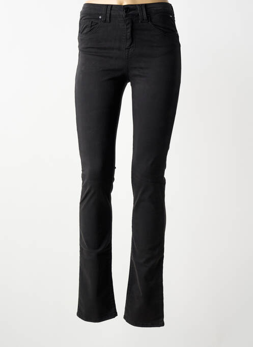 Jeans coupe slim stretch taille haute noir VOTRE NOM femme
