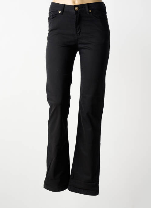 Jeans coupe slim stretch taille haute noir VOTRE NOM femme