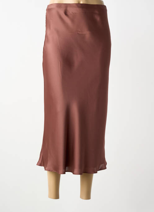 Jupe longue doublure marron JOSEPH RIBKOFF femme