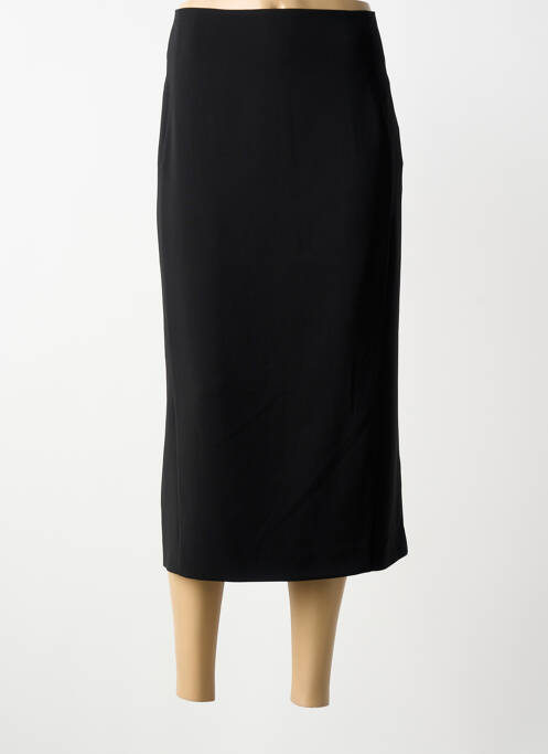 Jupe longue tissage crêpe noir PERSONA BY MARINA RINALDI femme