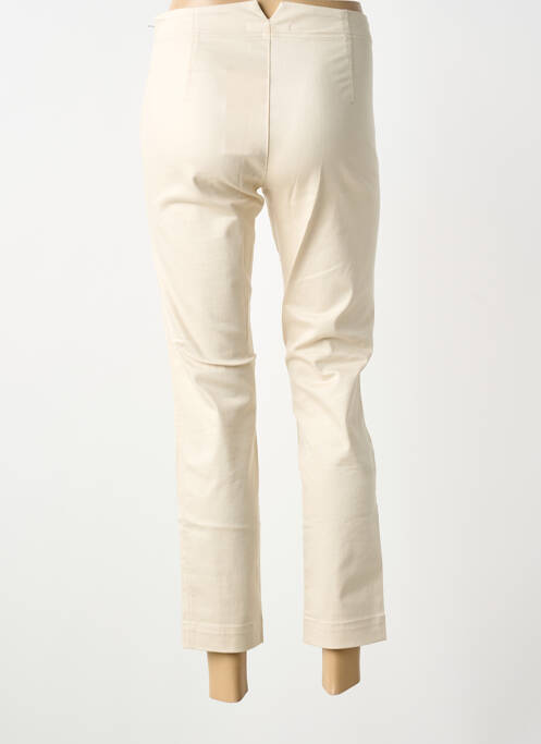 Pantalon 7/8 stretch taille normale beige SUMMUM femme