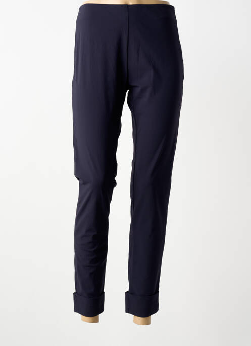 Pantalon 7/8 stretch taille normale bleu PLATINE COLLECTION femme