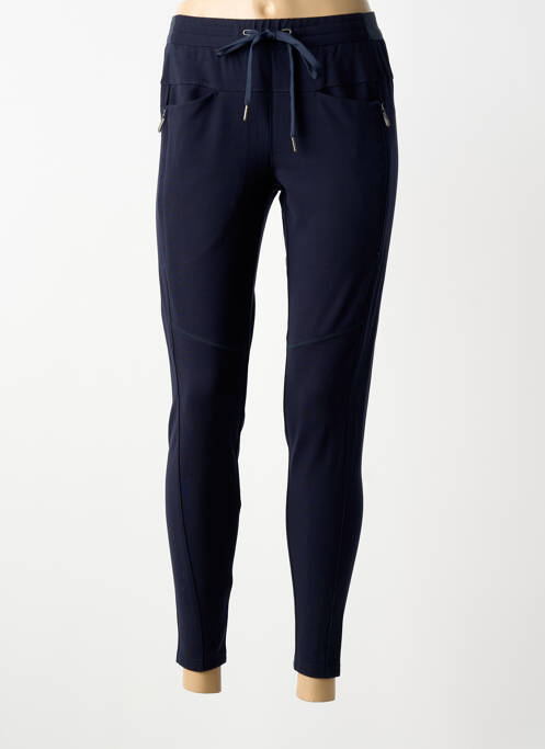 Pantalon 7/8 stretch bleu SUMMUM femme