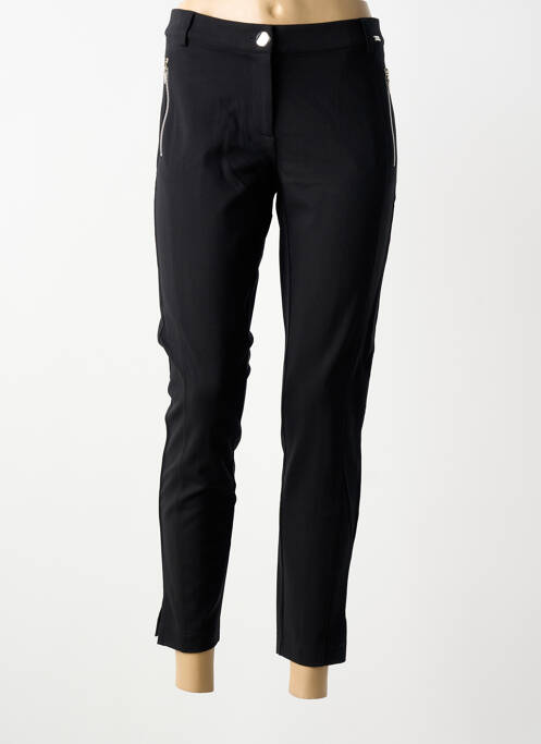 Pantalon 7/8 stretch taille normale noir AIRFIELD femme