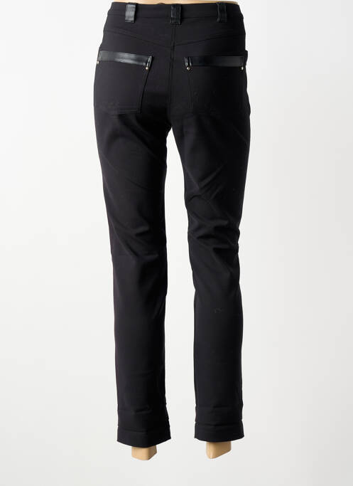 Pantalon 7/8 stretch taille normale noir FILIPINE LAHOYA femme