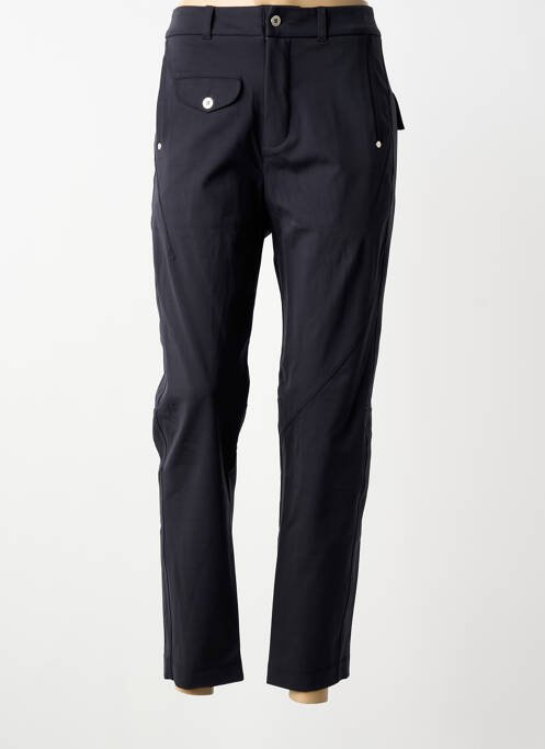 Pantalon 7/8 stretch taille normale noir PLATINE COLLECTION femme