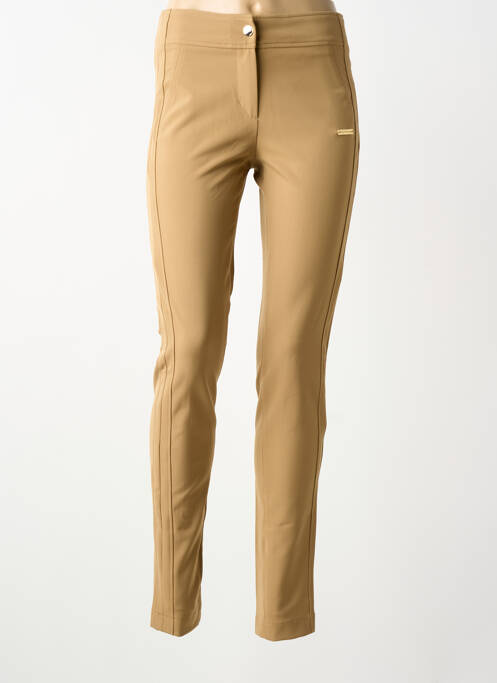 Pantalon slim stretch taille normale beige SPORTALM femme