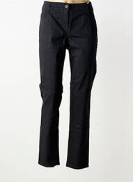 Pantalon slim tissage popeline taille normale noir GARDEUR femme