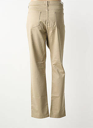 Pantalon droit stretch taille normale beige FUEGO WOMAN femme