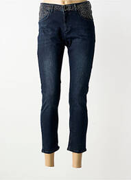 Jeans coupe slim stretch taille normale bleu TUZZI femme