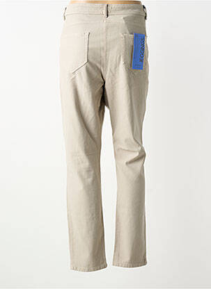 Jeans coupe droite stretch taille normale beige PERSONA BY MARINA RINALDI femme