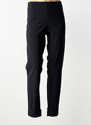 Pantalon droit stretch taille normale noir PLATINE COLLECTION femme