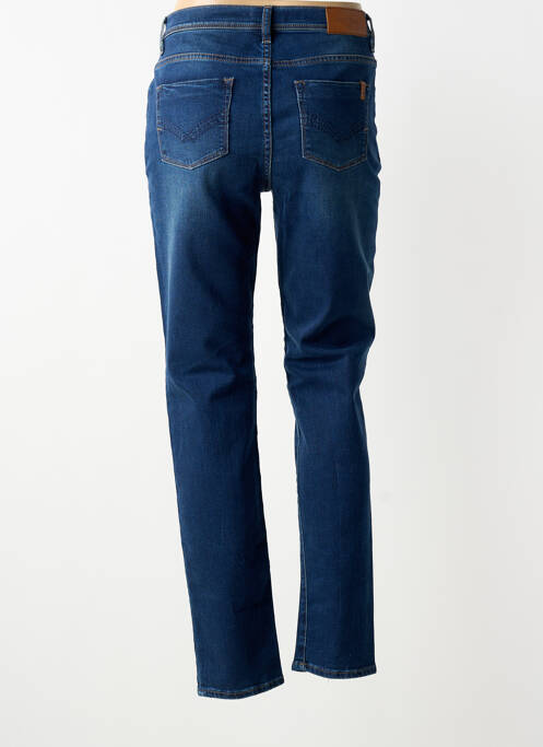 Jeans coupe droite stretch taille normale bleu VOTRE NOM femme